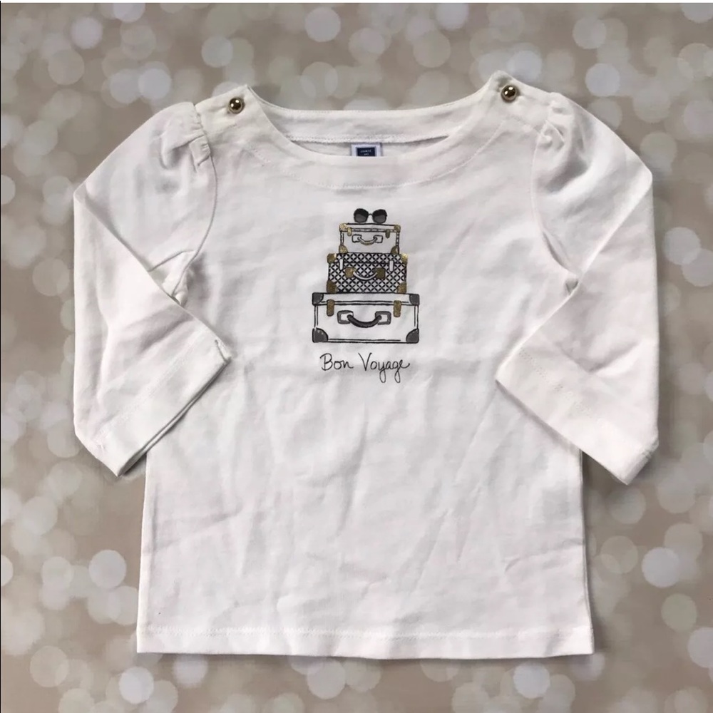 NWTS Janie And Jack Girls 3t 3 White Summer Top